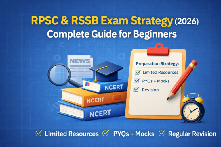 📚 RPSC & RSSB Exam Strategy (2026) – Complete Guide for Beginners